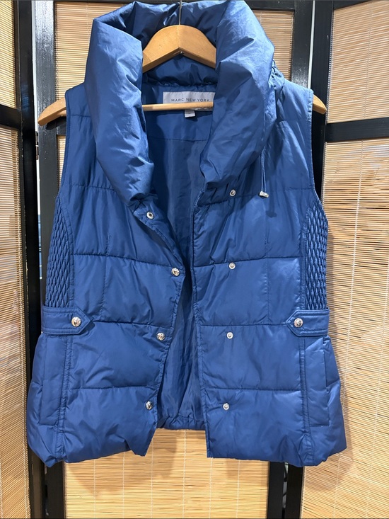 Marc New York Jackets & Blazers - Marc New York Royal Blue Quilted Puffer Vest